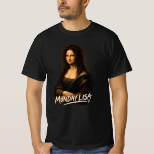 Monday Lisa Funny Renaissance Art T-Shirt