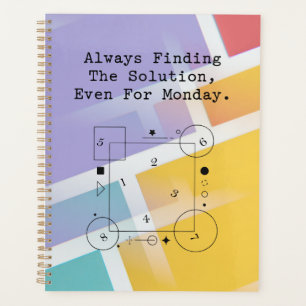 Monday Math Solutions Problem Solver Spirit Planner