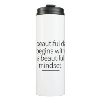 Monday Mindset Motivation Inspirational Art Thermal Tumbler