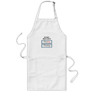 Monday, “Mon-Yay: The Power Start Tee” Motivation Long Apron