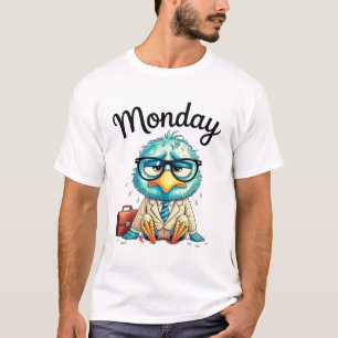 Monday Mood Funny Drink Quote T-Shirt