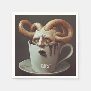 Monday morning blues napkin