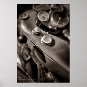 Monday Motorcycle Poster