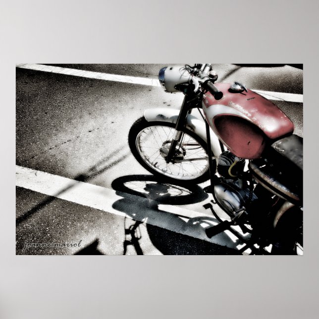 Monday Motorcycle Poster (Front)