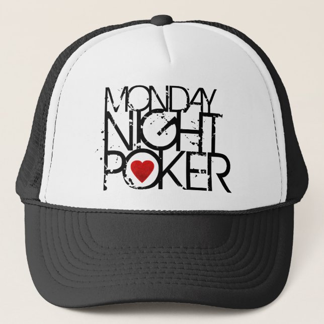 Monday Night Poker Trucker Hat (Front)