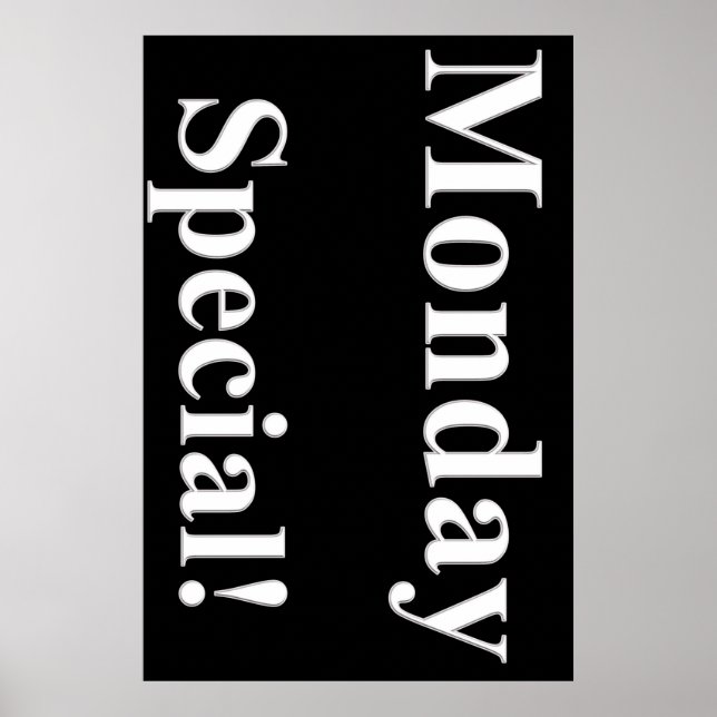 Monday Special Beauty Salon Poster (Front)