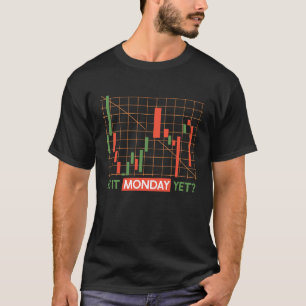 Monday yet Candlestick Stock Market Investor Stock T-Shirt