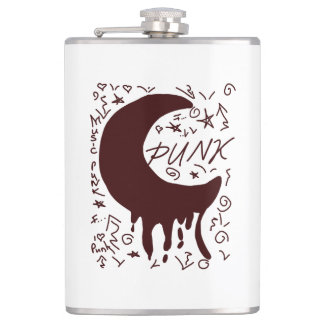 Mondpunk Tropfen punk Hip Flask