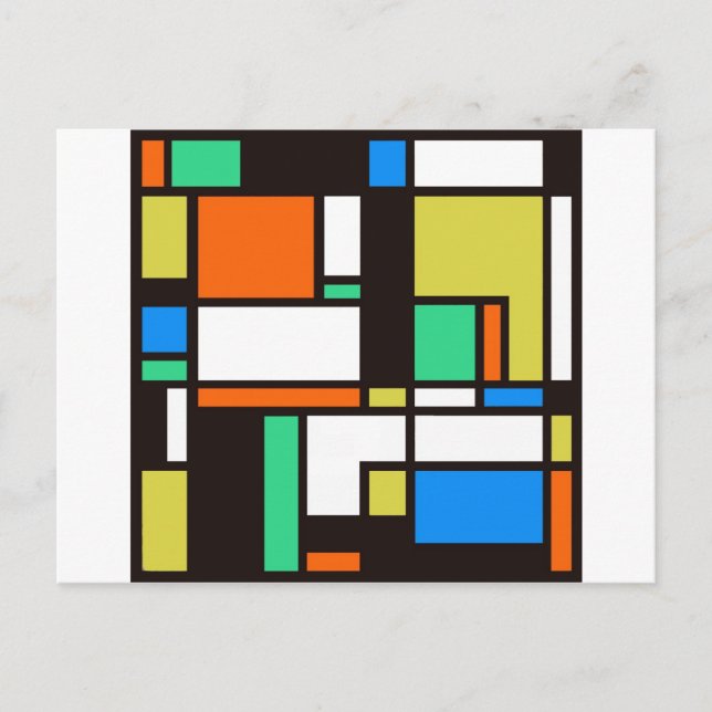 mondrian3 postcard (Front)