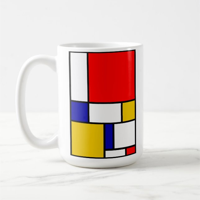 Mondrian 2 coffee mug (Left)