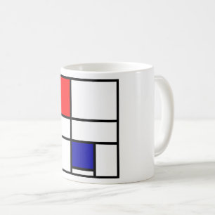 Mondrian 3 coffee mug