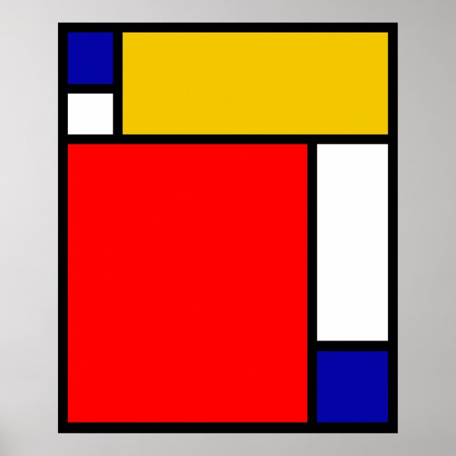 Mondrian 4 poster (Front)