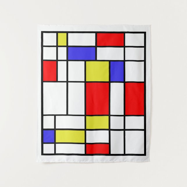 Mondrian #58 Medium Tapestry (Front)