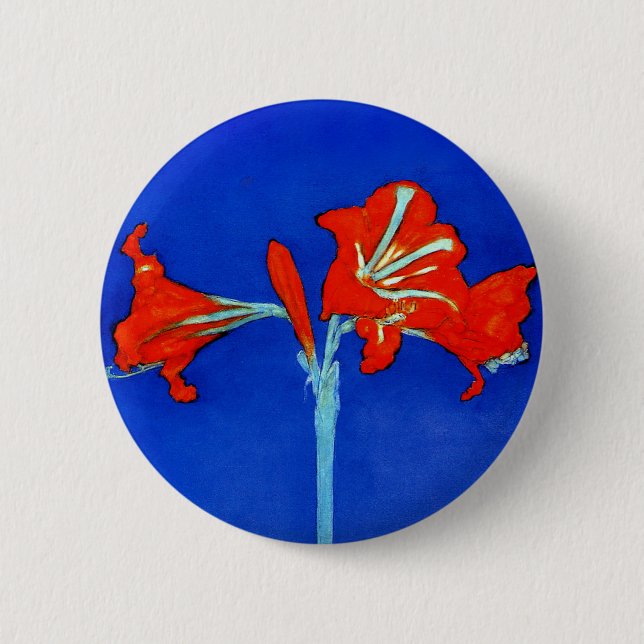 Mondrian Amaryllis Button (Front)