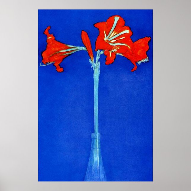 MONDRIAN Amaryllis Lilly Piet Mondrian Poster (Front)
