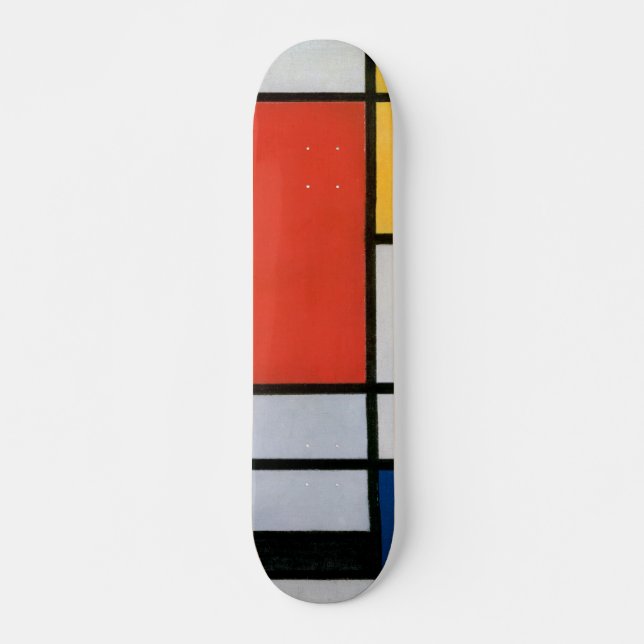 mondrian art skate board (Front)