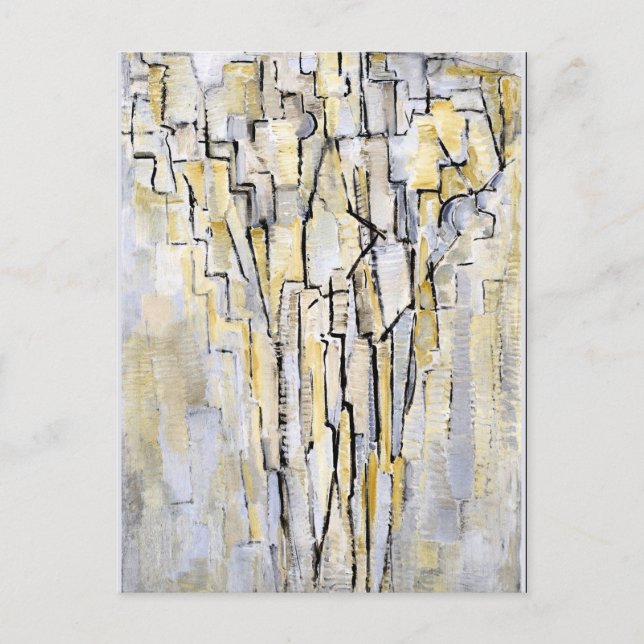 Mondrian - Boom A, abstract artwork Postcard (Front)