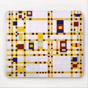 Mondrian - Broadway Boogie Woogie Mouse Pad