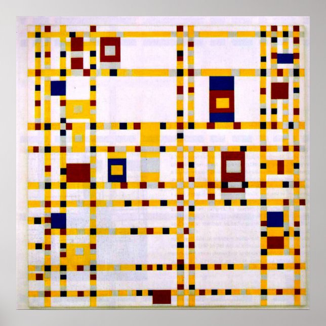Mondrian - Broadway Boogie Woogie Poster (Front)