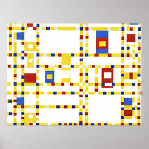 Mondrian - Broadway Boogie Woogie Poster