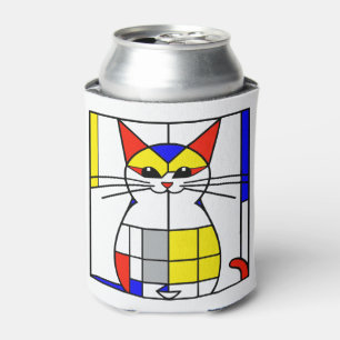 Mondrian cat can cooler
