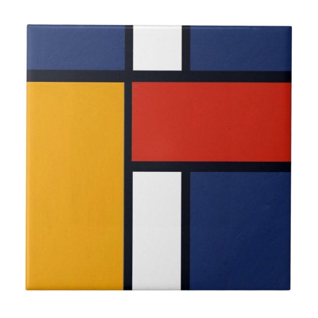 Mondrian Ceramic Tile (Front)