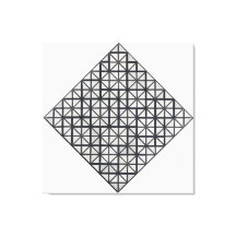 MONDRIAN - COMPOSITION WITH GRID 3: LOZENGE - 1918