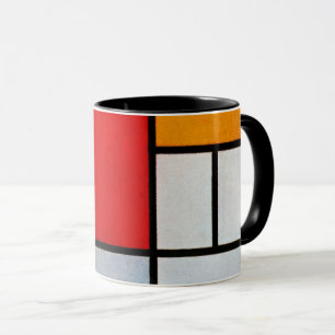 Mondrian - Composition with Large Red Plane Mug
