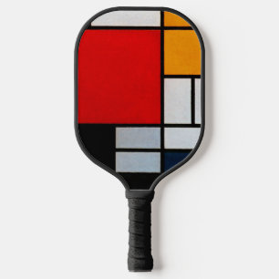 Mondrian - Composition with Large Red Plane Pickleball Paddle