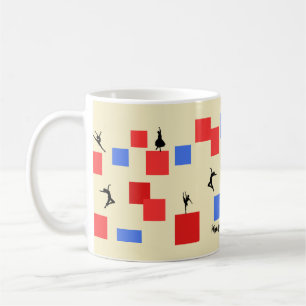 Mondrian Dancing cubes  Coffee Mug