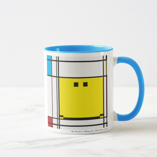 mondrian happy face mug (Right)