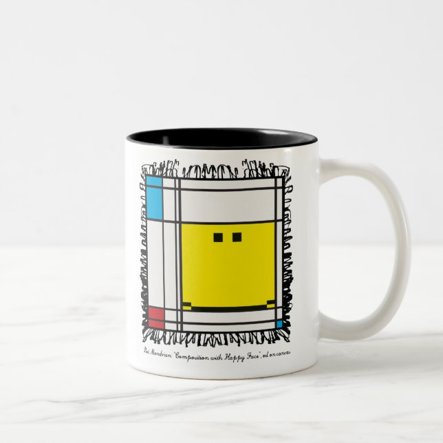 mondrian happy face mug (Right)