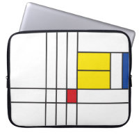 Mondrian II Minimalist De Stijl Modern Art Custom