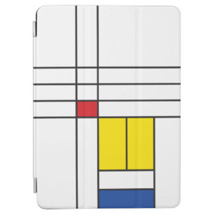 Mondrian II Minimalist De Stijl Modern Art Design iPad Air Cover