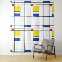 Mondrian II Minimalist De Stijl Modern Art Design