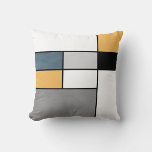 Mondrian inspiration cushion