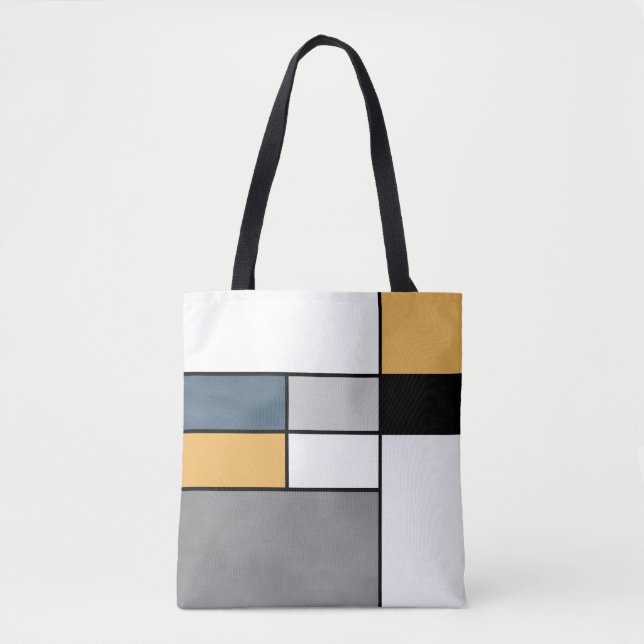Mondrian inspiration tote bag (Front)