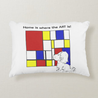 Mondrian Inspired Chamomile Decorative Cushion