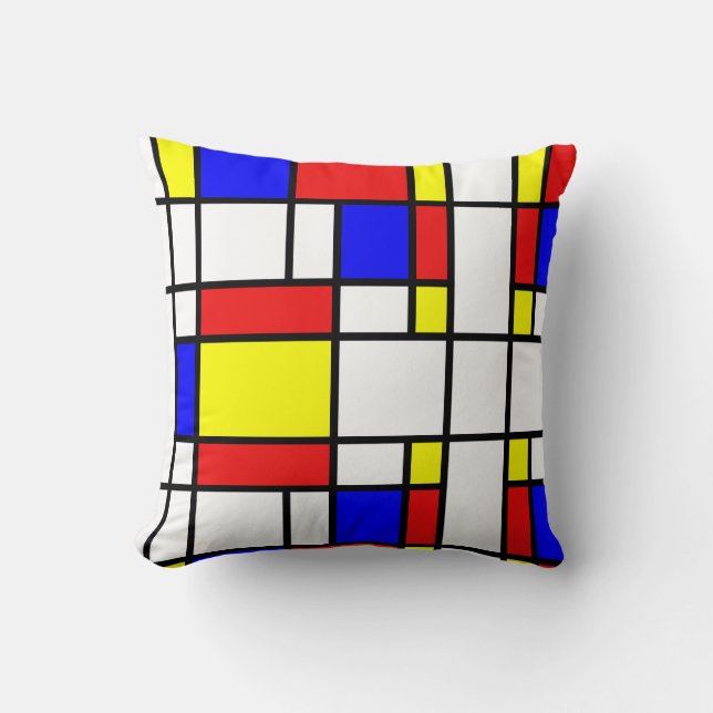 Mondrian inspired cushion (Front)