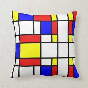 Mondrian inspired cushion