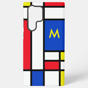 Mondrian Inspired Geometrical Design Abstract Art Samsung Galaxy Case