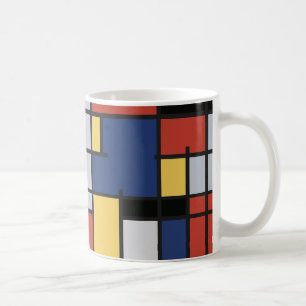 Mondrian-Inspired Mug