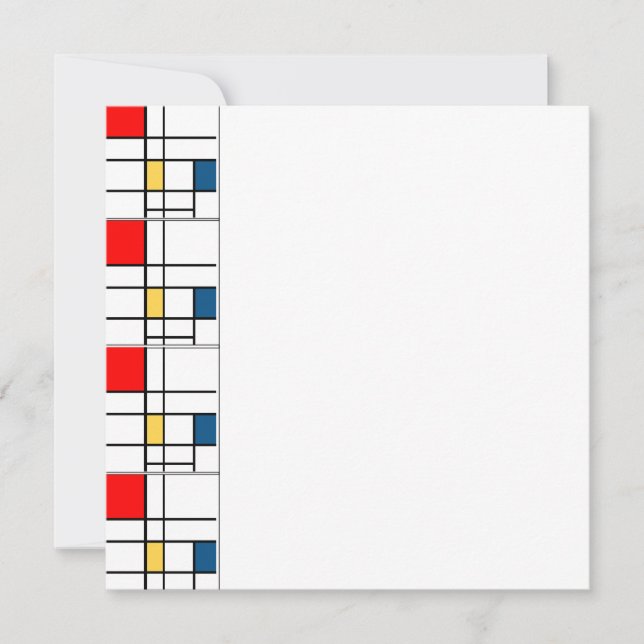 Mondrian Invitation (Front)