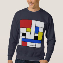 Mondrian Lines Men's Sweatshirt