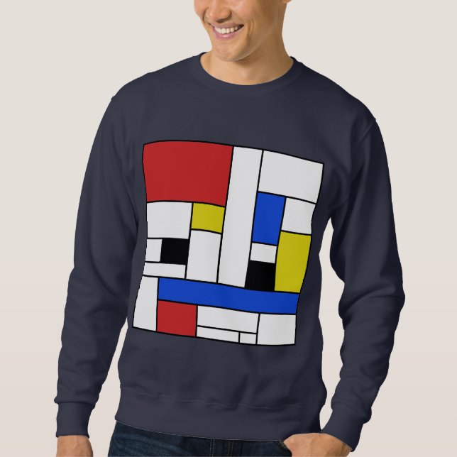Mondrian Lines Men's Sweatshirt (Front)