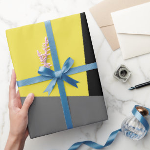 Mondrian Mania Retro Wrapping Paper