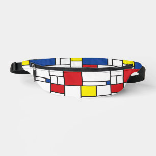 Mondrian Minimalist Geometric De Stijl Modern Art Bum Bags