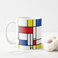 Mondrian Minimalist Geometric De Stijl Modern Art