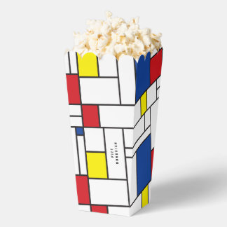 Mondrian Minimalist Geometric De Stijl Modern Art Favour Box
