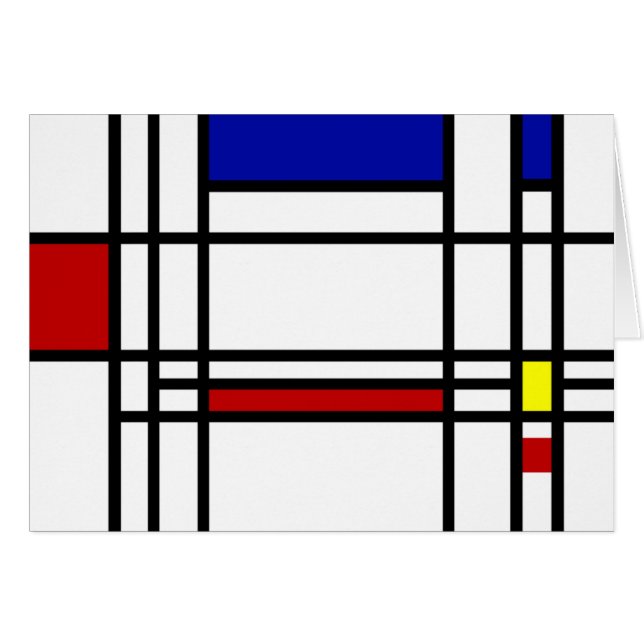Mondrian Modern Art (Front Horizontal)